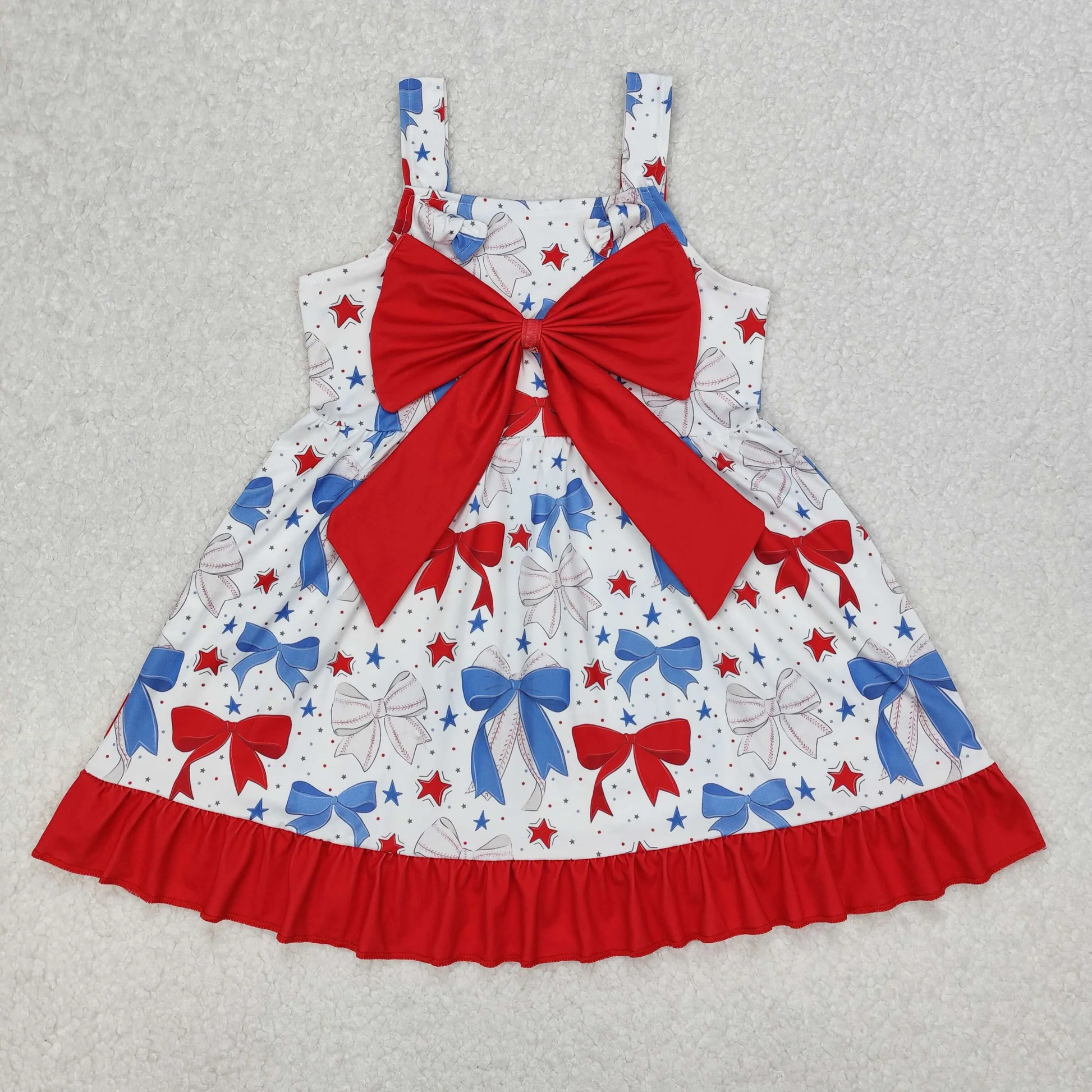Red, White, and Blue Bow Dress