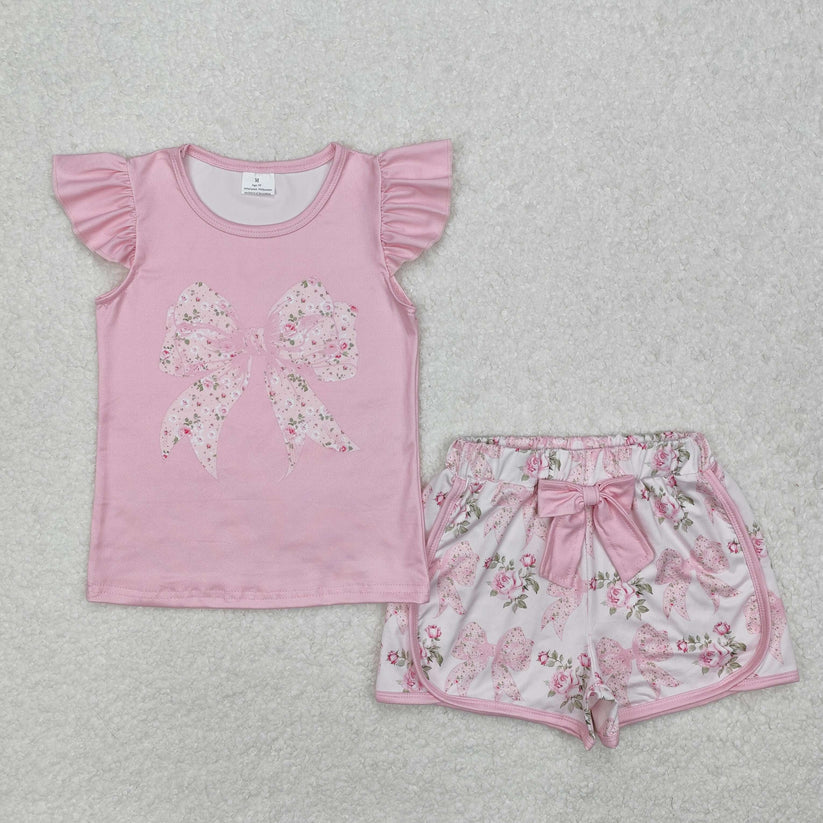 Bow Floral Short Set