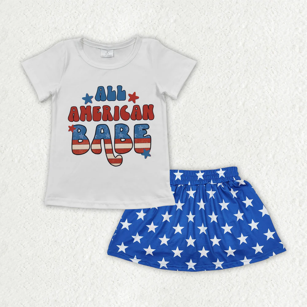 American Babe Star Skirt Set