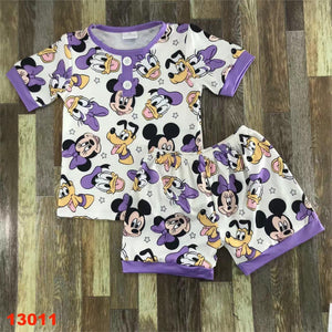 Mickey and Friends Short Set