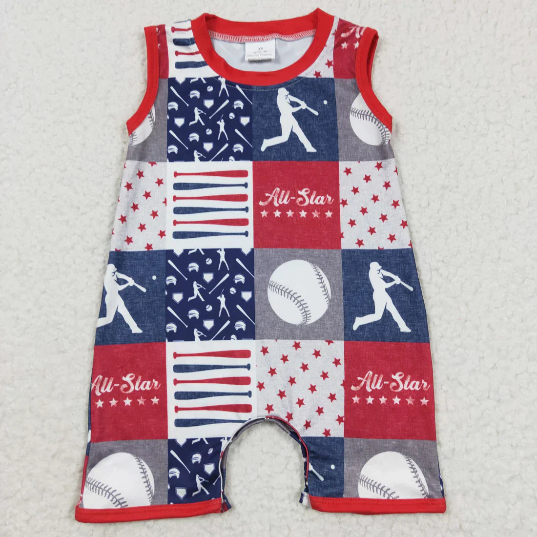 Baseball Romper