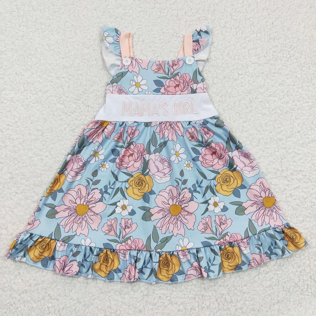 Mama's Girl Embroidery Dress