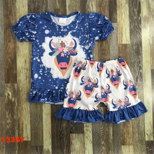 Bull Ruffle Short Set