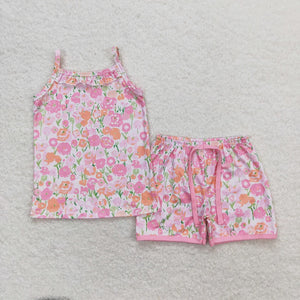 Floral Tank Short Set