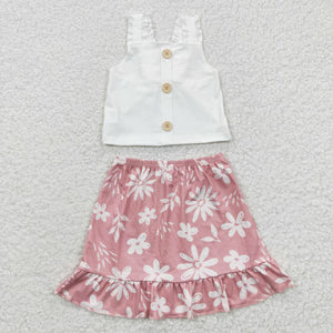 Spring Skirt Floral Set