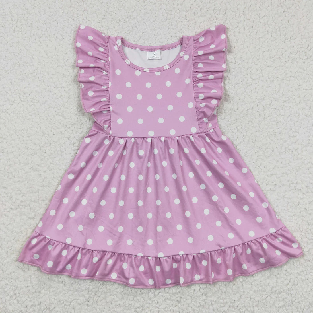 Lavender Polka Dot Dress