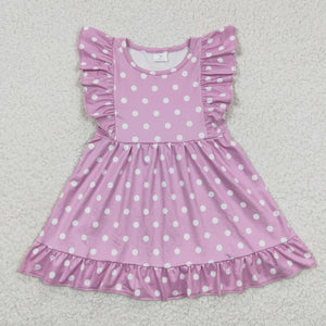 Lavender Polka Dot Dress