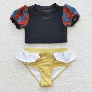 Snow white Two Piece Swimsuit