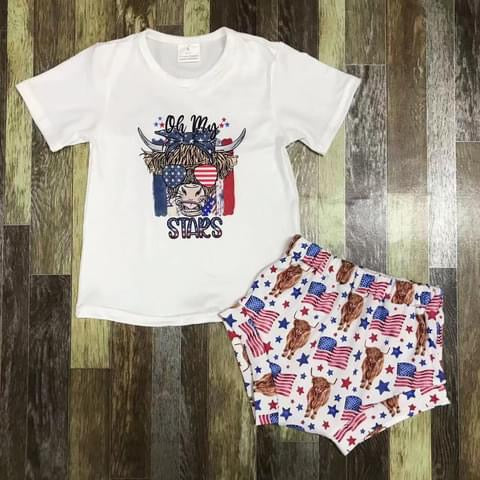 Oh My Stars Unisex Bummie Set