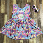 Load image into Gallery viewer, Tie Dye Bluey Dress
