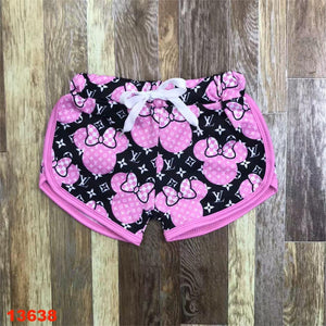 Minnie Mouse Designer Tie Shorts