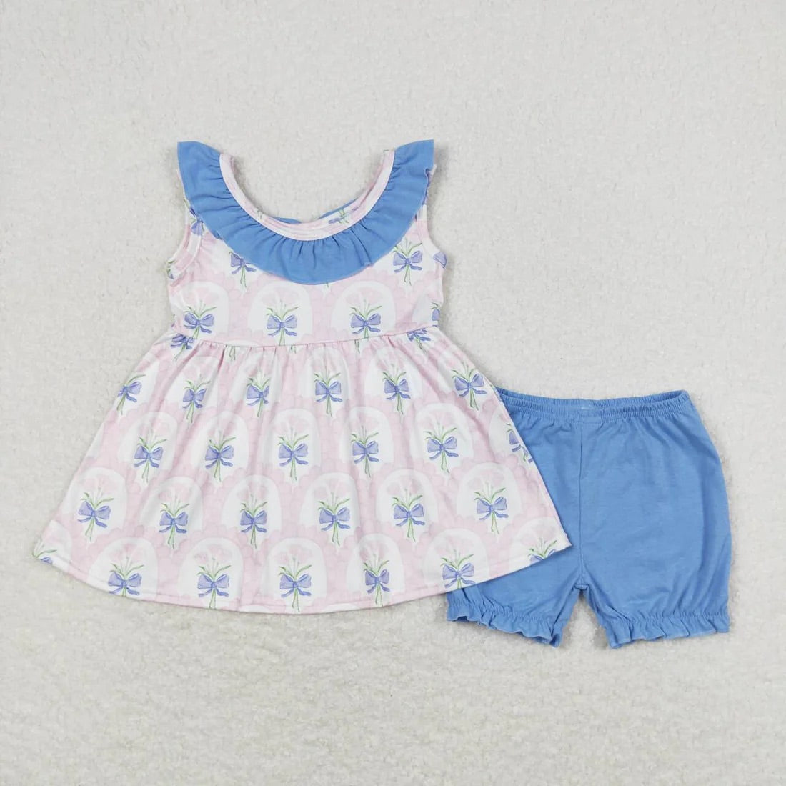 Ballerina Bow Short Set