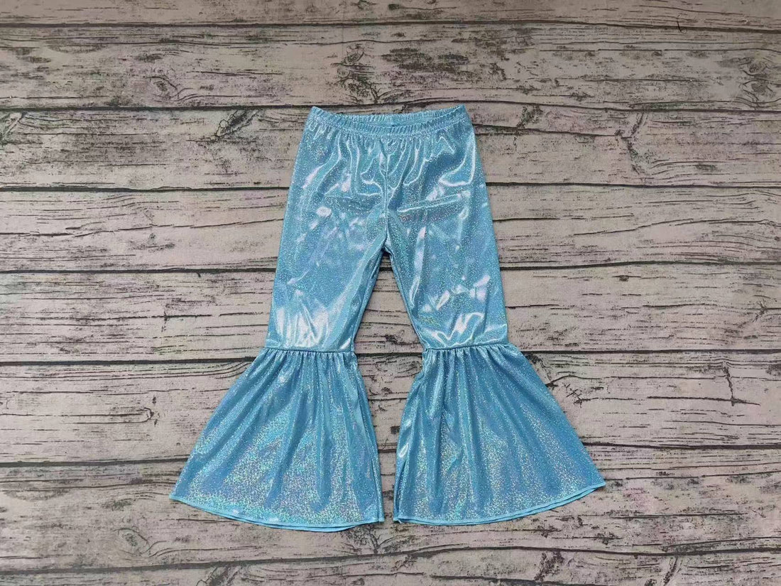 Teal Shimmer Bell Bottom