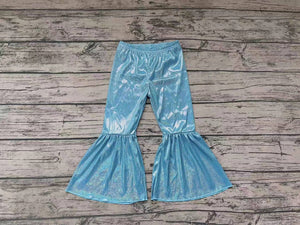 Teal Shimmer Bell Bottom