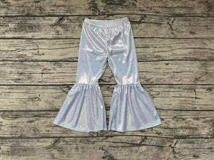 Silver Shimmer Bell Bottoms