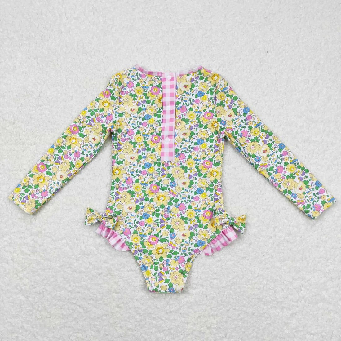 Floral Long Sleeve Swimsuit