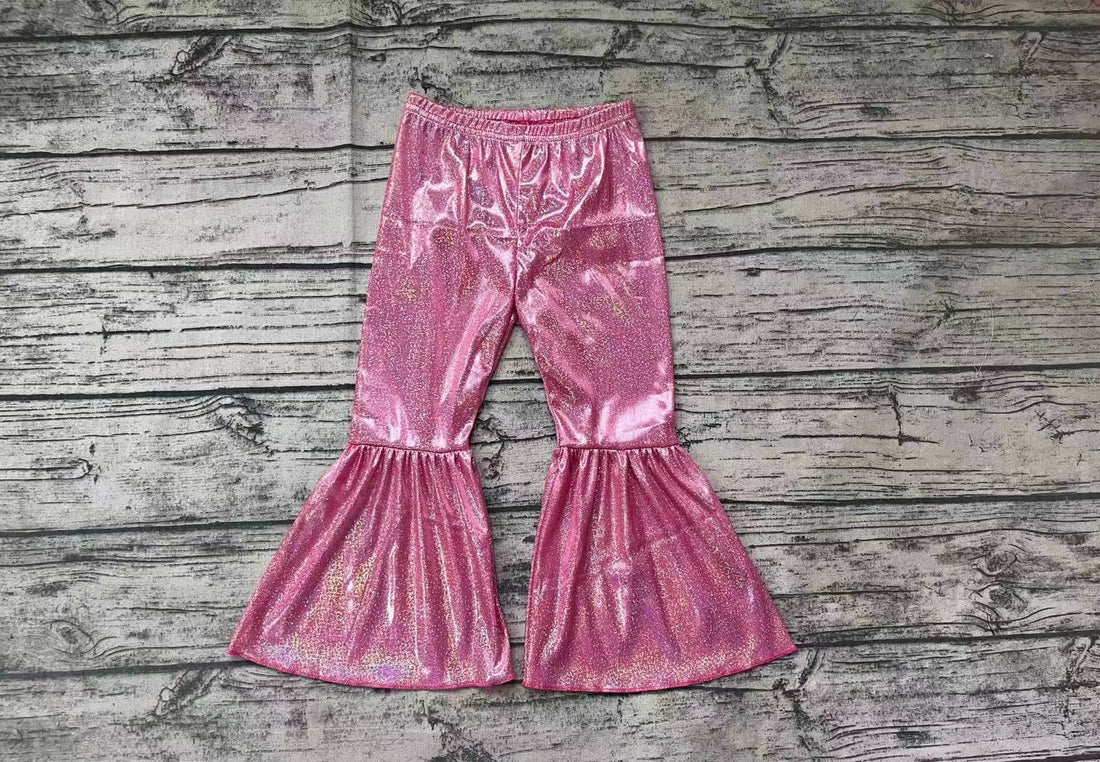 Pink Shimmer Bell Bottoms