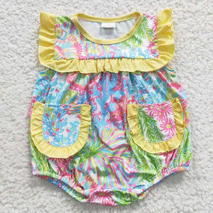 Yellow Lily Romper