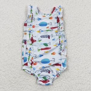 Fish One Piece Swimsuit