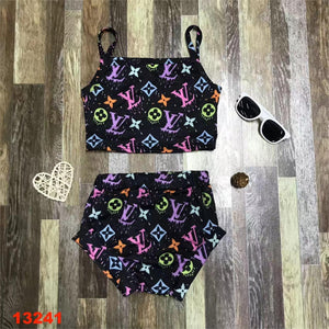 Tie Dye Two Piece Swimsuit