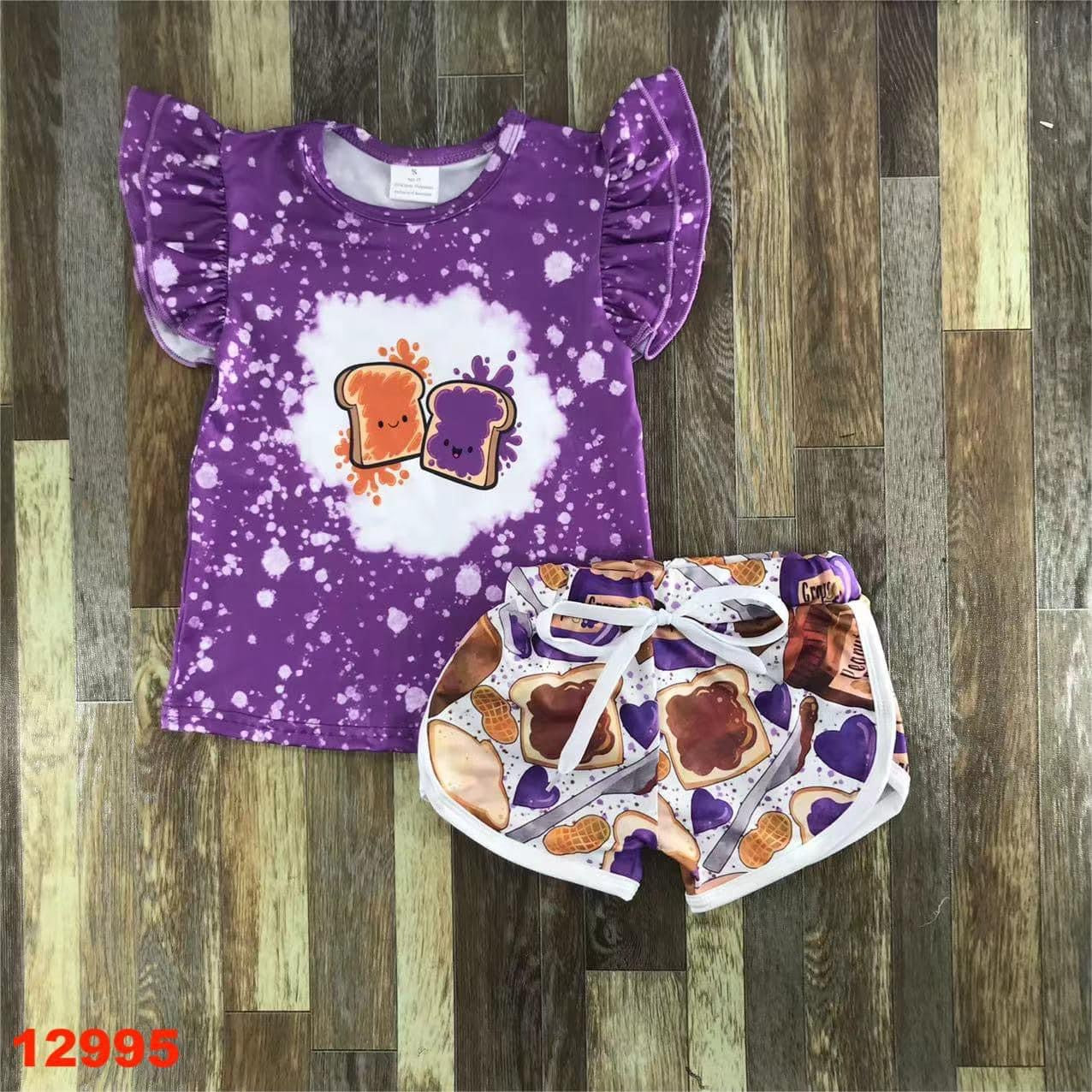 Peanut Butter Jelly Short Set