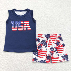 USA Tank Short Set