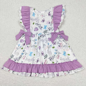 Bunny and Butterfly Ruffle Dress