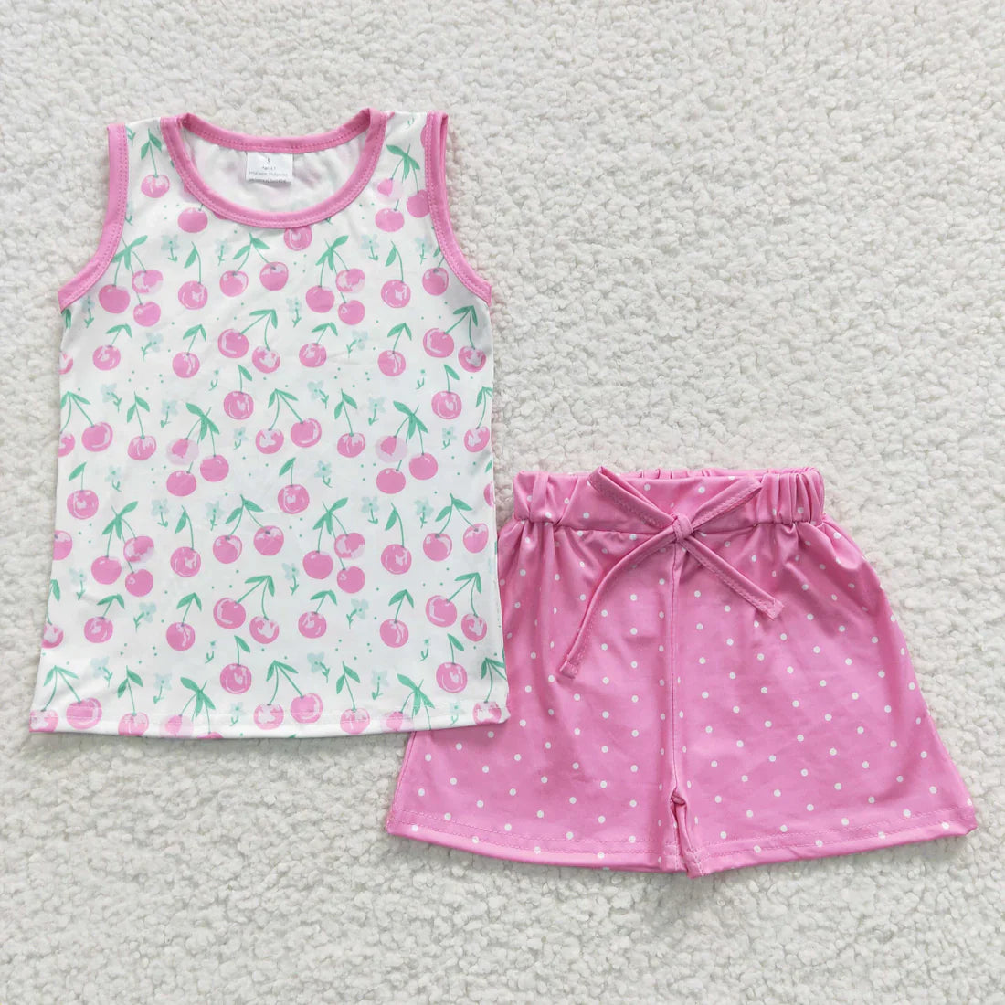 Pink Cherry Short Set