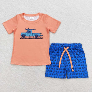 Beach Truck Short Set