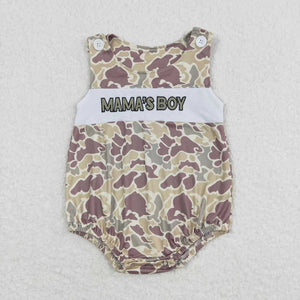 Mama's Boy Embroidery Bubble