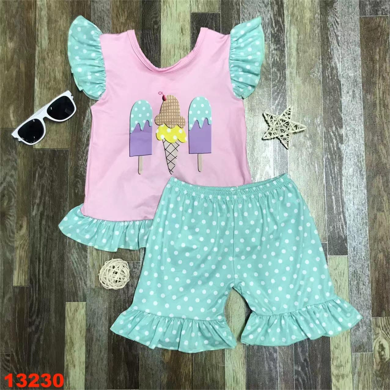 Ice Cream Short Set