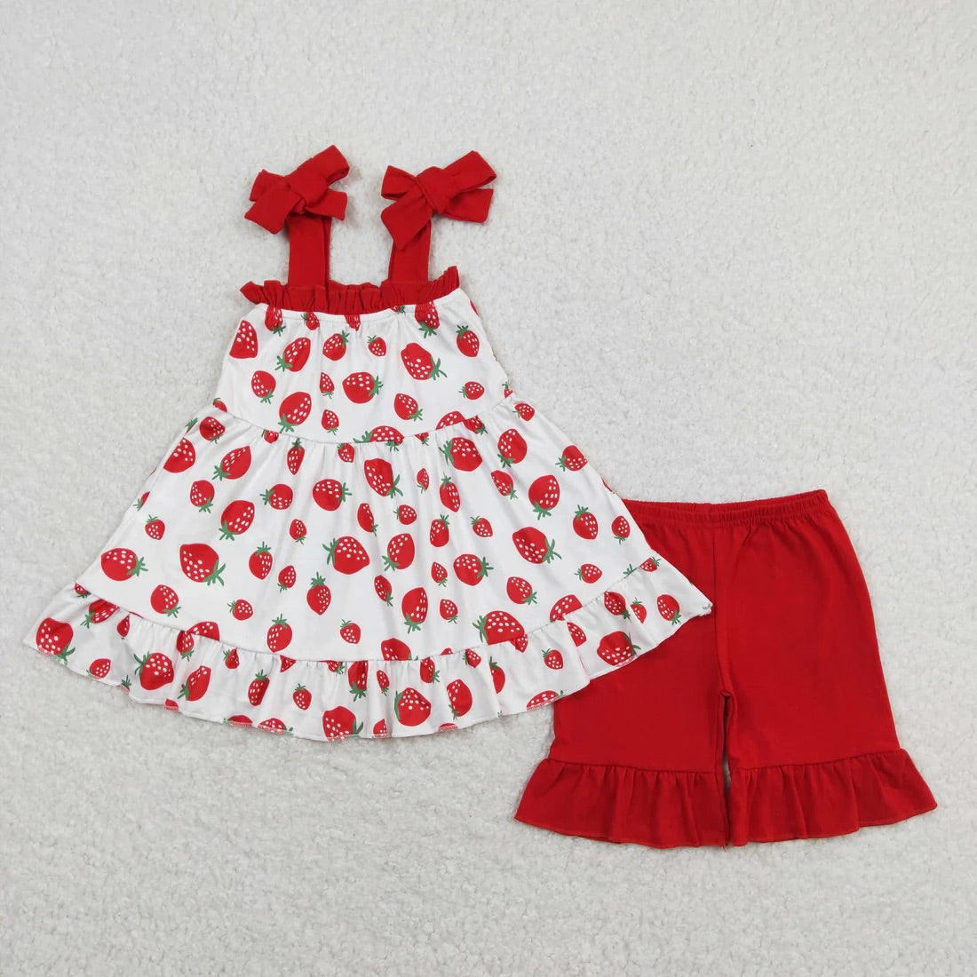 Strawberry Tank Short Set