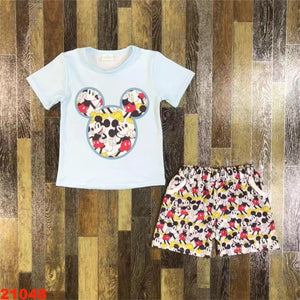 Mickey Mouse Head Short Set