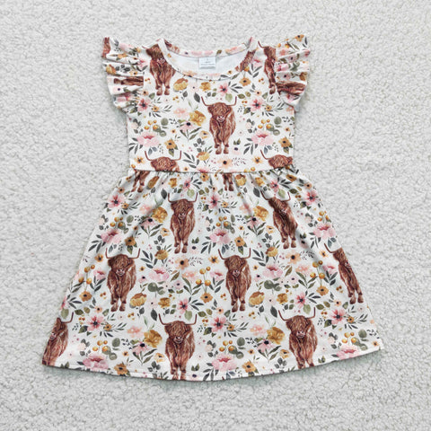 Floral Cow Dress