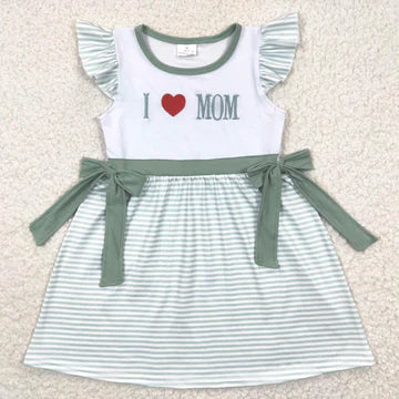 I Heart Mom Green Dress