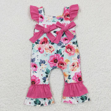 I heart mommy floral romper