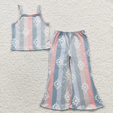 Pastel Western Halter Top Set