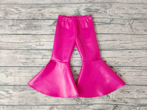 Hot Pink Leather Bells