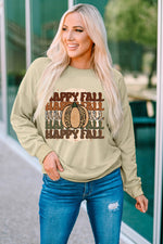 Load image into Gallery viewer, HAPPY FALL Pumpkin Dropped Shoulder Sweatshirt
