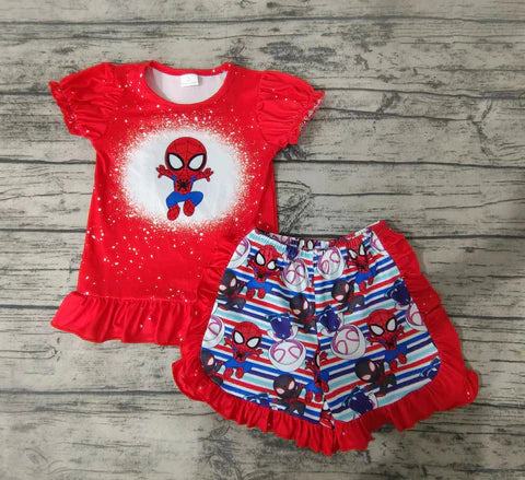 Spiderman Ruffle Short Set