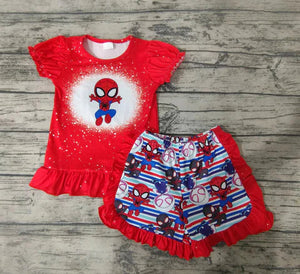 Spiderman Ruffle Short Set