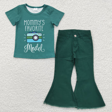 Mommy's Favorite Model Denim Pant Set