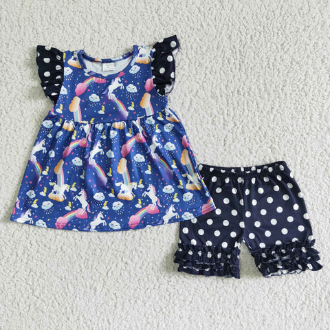 Unicorn Short Set