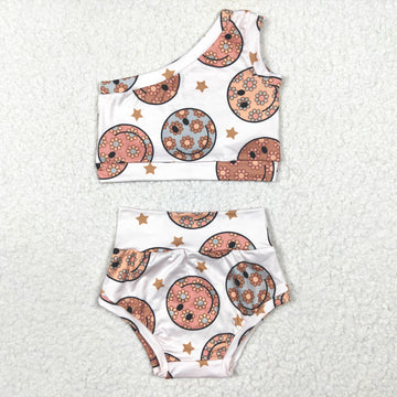 Retro Smiley Faces Bummie Set