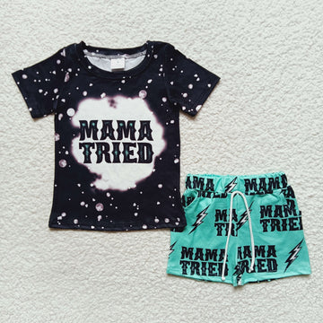 Mama Tried Unisex Short Set