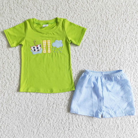 Rain Boy Short Set