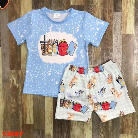 Bluey Short Set